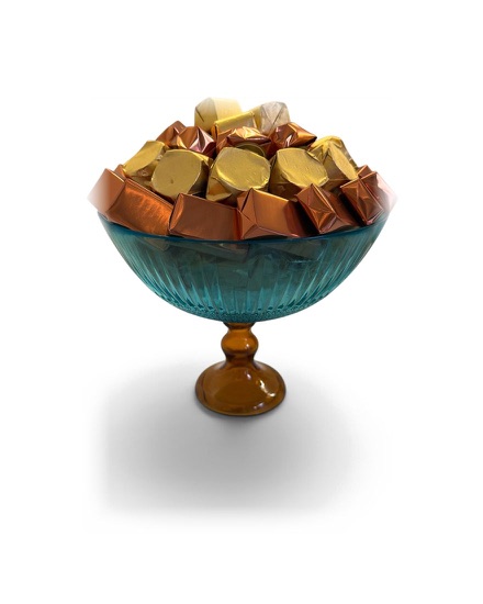 Coupe Turquoise Cuivre & Or